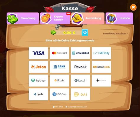 wazamba auszahlung.